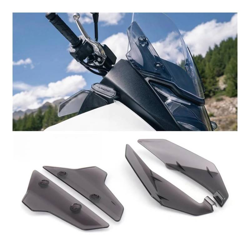 Motorrad Windschutzscheibe Für Ho&nda XL750 TRANSALP XL 750 Transalp 2023 Motorradzubehör Vorne Windabweiser Seitenspoiler Windschutzscheibe Windschutz von KOERBGDYM