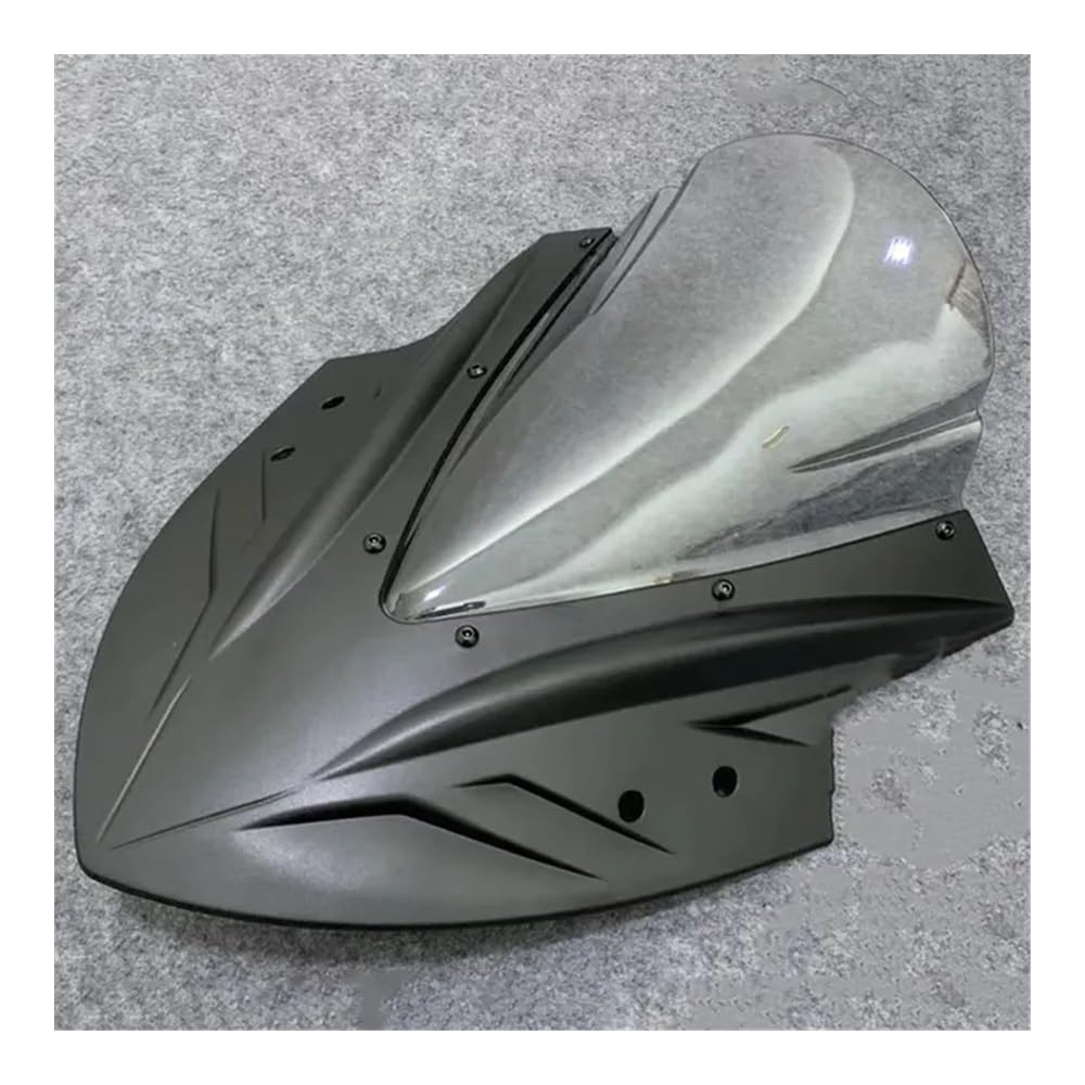 Motorrad Windschutzscheibe Für Ka&wasaki NI&NJA 400 Z400 2018-2023 2024 Z 400 EX400 Motorrad Windschutz Bildschirm Windabweiser Double Bubble Windschutzscheibe von KOERBGDYM