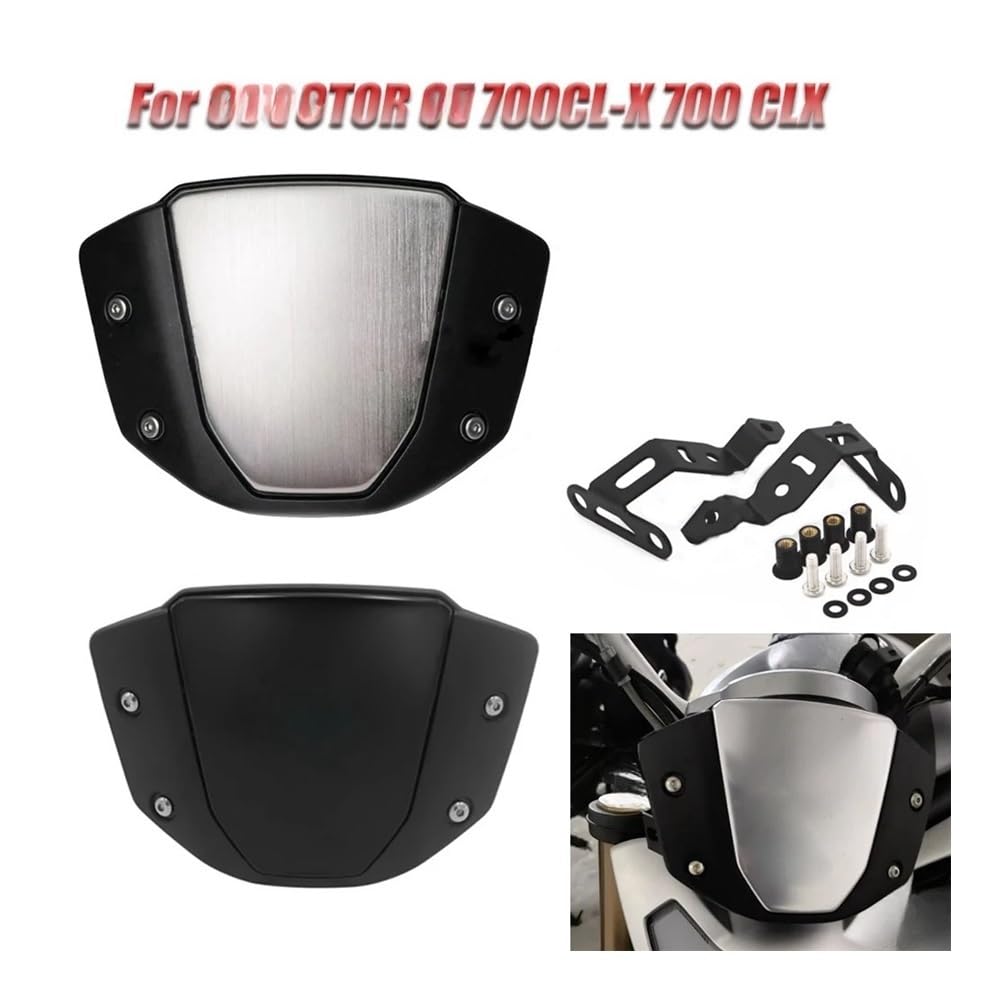 Motorrad Windschutzscheibe Motorrad Frontscheibe Windshiled Shroud Für CFMOTO CF 700CL-X 700 CLX 700clx 700CLX Wind Deflektor von KOERBGDYM