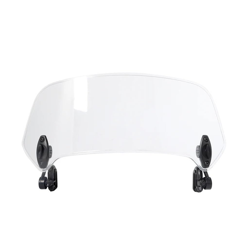 Motorrad Windschutzscheibe Motorrad Universal Windschutzscheibe Einstellbare Spoiler Clamp-On Windschutzscheibe Für B&M&W Für Ka&wasaki Für Ya&maha Für Ho&nda Für Su&zuki von KOERBGDYM