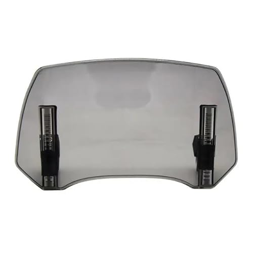 Motorrad Windschutzscheibe Universal Motorrad Windschutzscheibenverlängerung Einstellbarer Spoiler Clamp-On Windschutzscheibenabweiser Für Ho&nda ADV150 PCX125 150 160 von KOERBGDYM