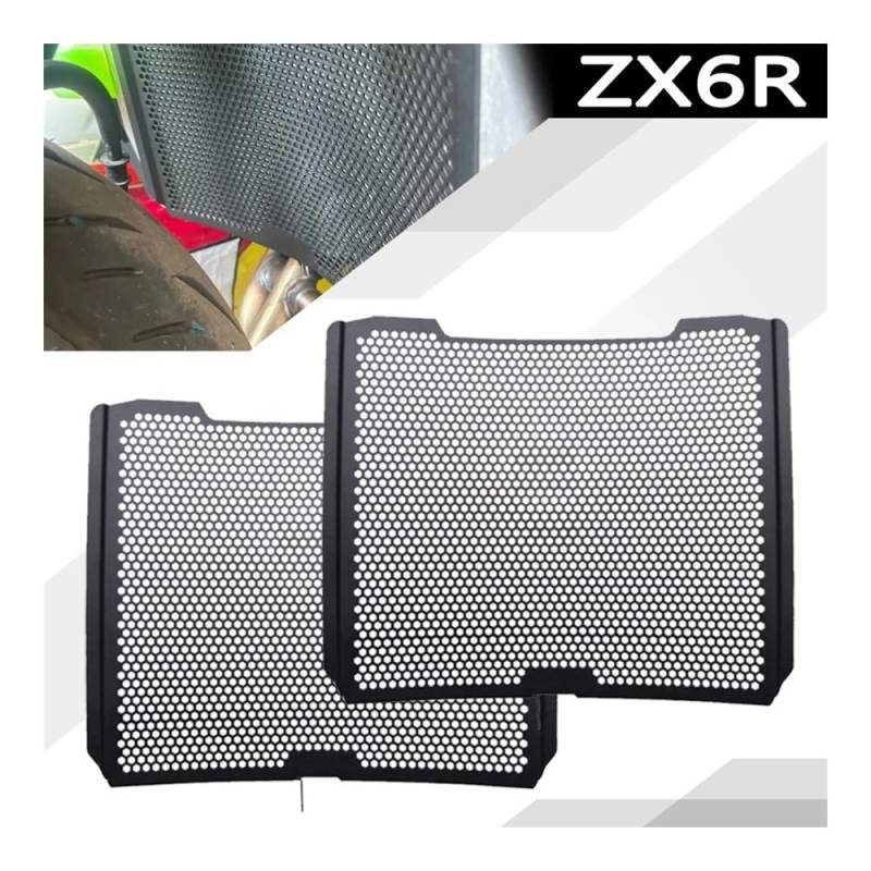 Motorrad Zubehör Für Ka&wasaki ZX636 ZX-636 2013 2014 2015 2016 2017 2018 ZX6R Leistung 2019 2020 2021 Motorrad Kühlergrill Wache Abdeckung von KOERBGDYM