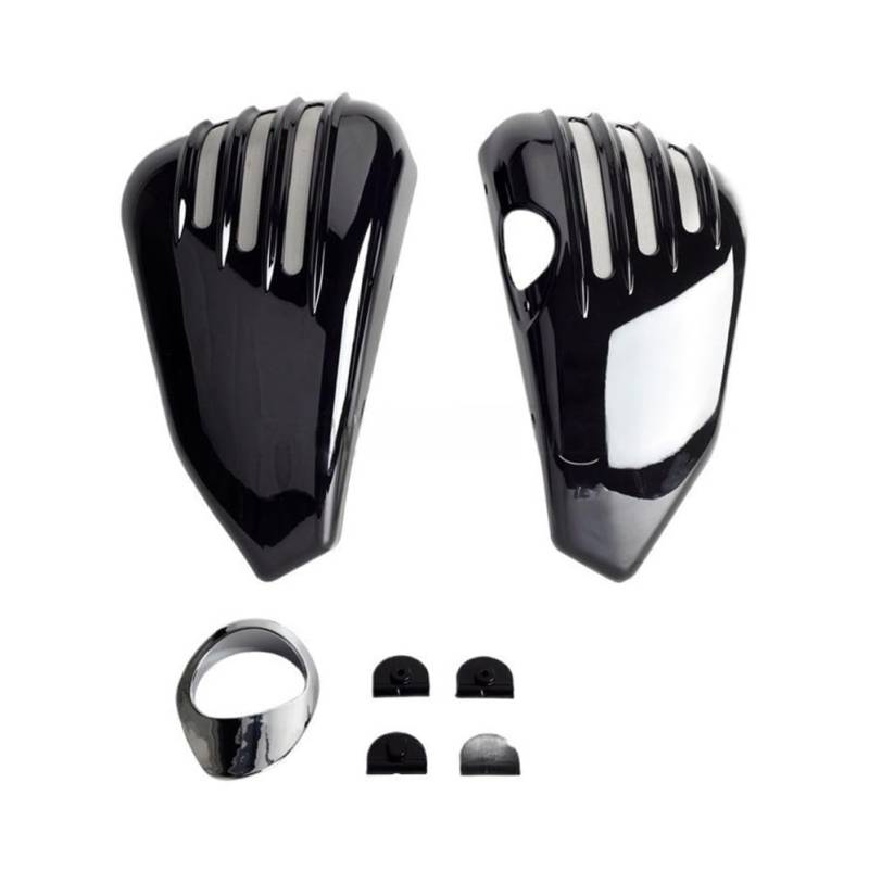 Motorradverkleidung 1 Set Seite Batterie Verkleidung Abdeckung Für Harley Sportster XL 883 1200 72 48 Superlow Iron Custom 2014-2021 Motorrad Zubehör von KOERBGDYM