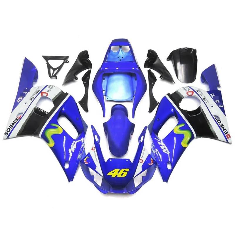 Motorradverkleidung ABS Ganze Motorrad Verkleidungen Kits Für Ya&maha YZF-R6 YZF 600 R6 1998 1999 2000 2001 2002 Einspritzung Volle Karosserie zubehör von KOERBGDYM