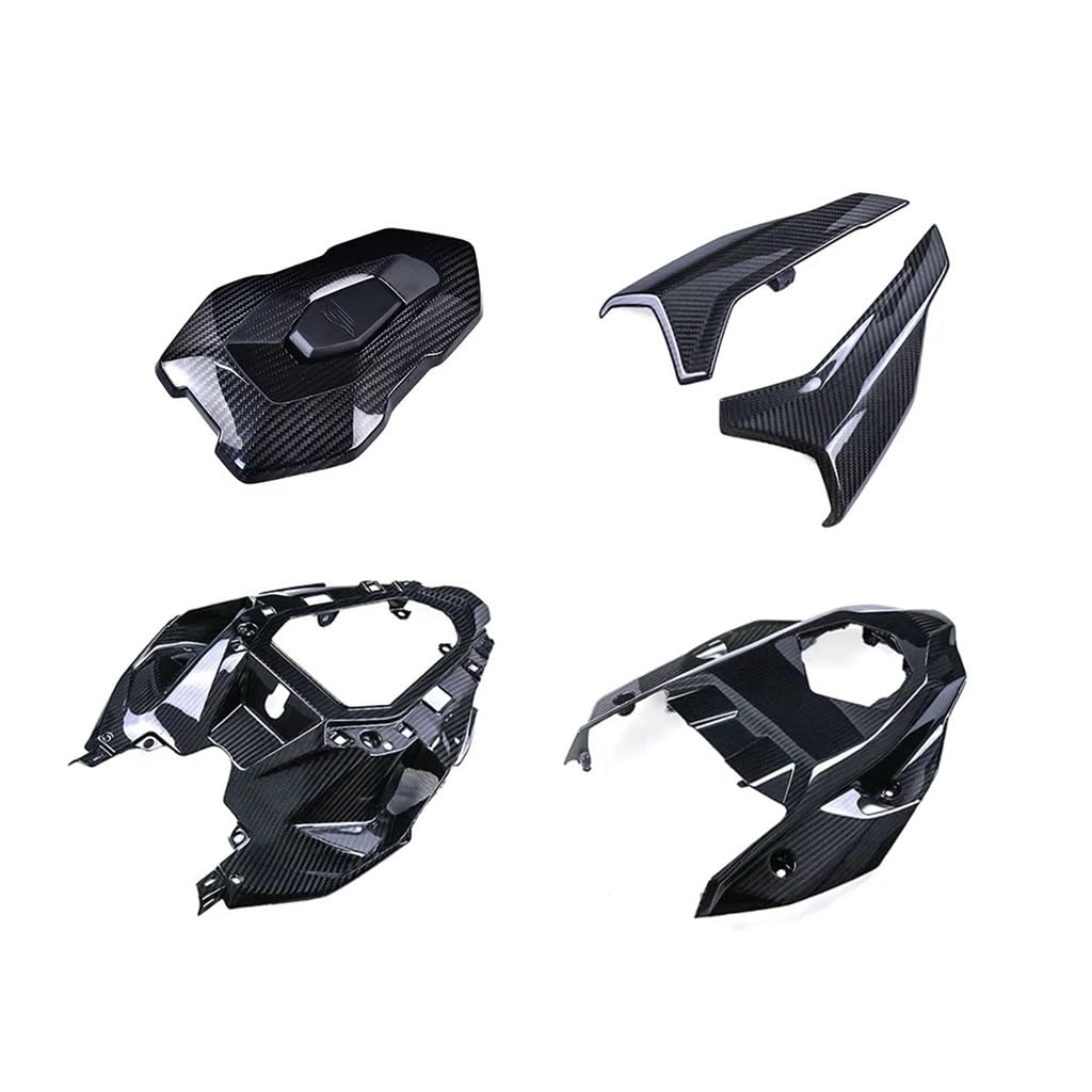 Motorradverkleidung Für B&M&W S1000R M1000R 2021 2022 2023 + Echte 3K Carbon Fiber Motorrad Passagier Hinten Schwanz Sitz Oberen Panel Abdeckung Verkleidung Kits von KOERBGDYM