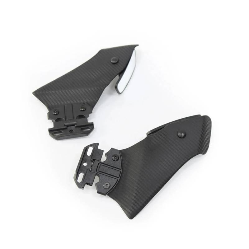 Motorradverkleidung Für Ho&nda CBR250R CBR400R CBR500R CBR600R 650R Motorrad Seitenflügel Verkleidung Spoiler Einstellbare Flanke Spoiler Verkleidung mit Spiegel von KOERBGDYM