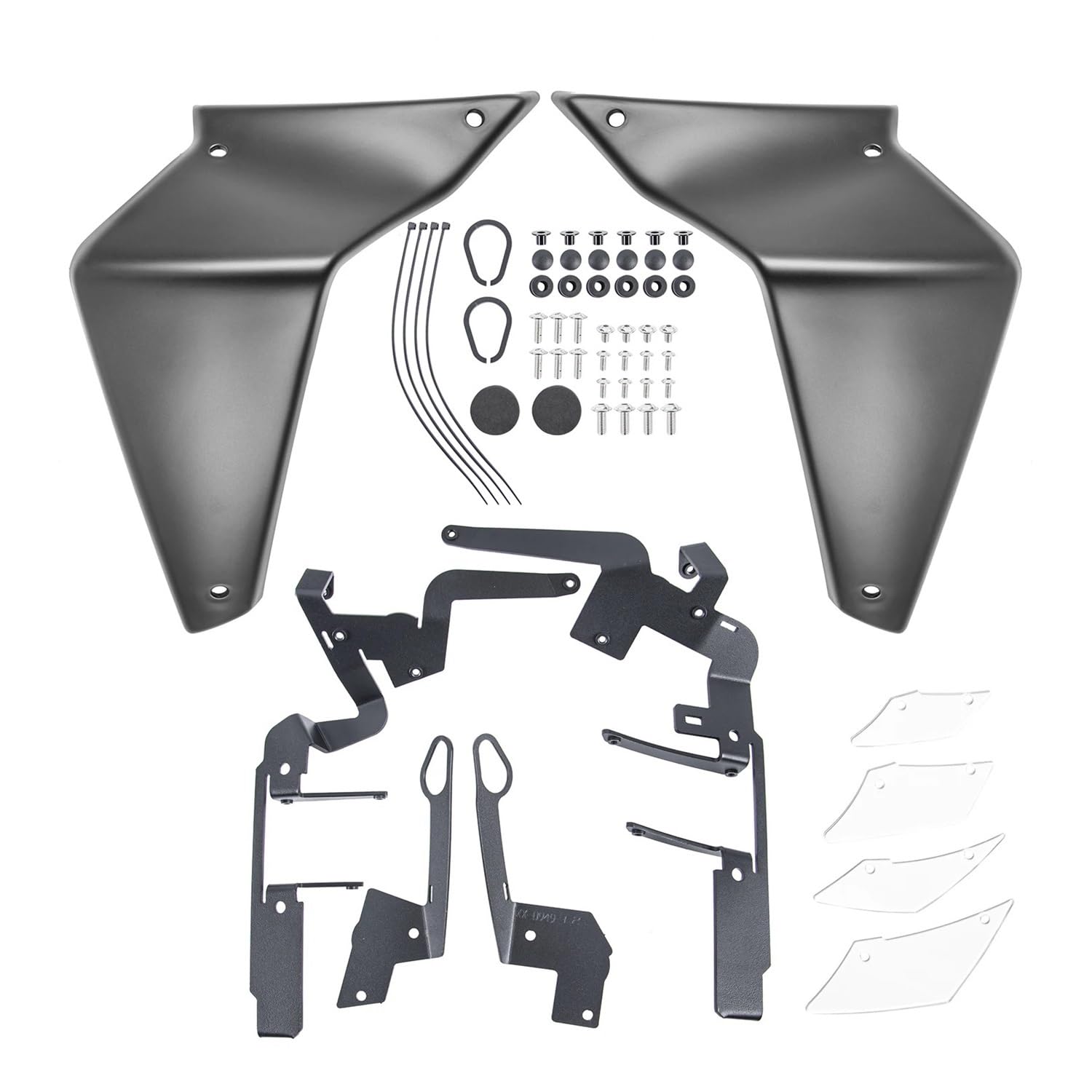 Motorradverkleidung Für Ya&maha MT-09 MT 09 2021 2022 2023 MT09 Seite Abtrieb Nackt Spoiler Feste Winglet Verkleidung Flügel Motorrad Zubehör von KOERBGDYM