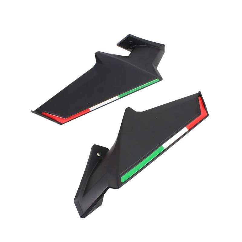 Motorradverkleidung Motorrad Feste Wind Flügel Flow Front Verkleidung Seite Spoiler Winglets Für Ka&wasaki NI&NJA 125 Z125 Z250SL 250R 300R Z300 Z400 400R von KOERBGDYM