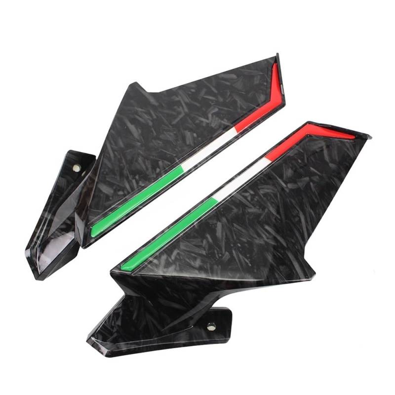 Motorradverkleidung Motorrad Feste Wind Flügel Flow Front Verkleidung Seite Spoiler Winglets Für Ka&wasaki NI&NJA 125 Z125 Z250SL 250R 300R Z300 Z400 400R von KOERBGDYM