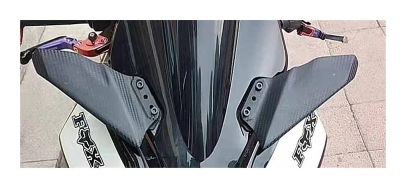 Motorradverkleidung Motorrad Seite Winglet Aerodynamische Flügel Kit Spoiler Verkleidung Für Suzuki GSX-R1000R Gixxer SF 250 Für Ya&maha YZF-R1 YZF-R6 T-MAX530 von KOERBGDYM