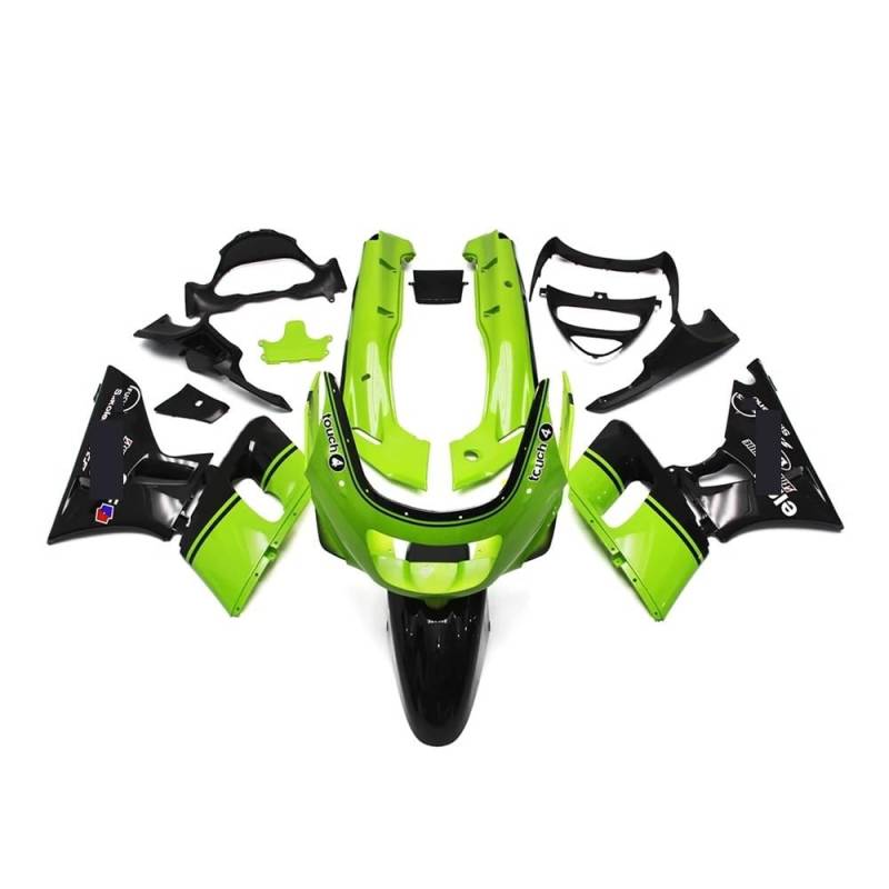 Motorradverkleidung Motorrad Verkleidung Kit ABS Injektion Für Ka&wasaki NI&NJA ZZR 400 600 ZZR400 1993-2007 ZZR600 1998-2003 Körper gugel Volle Bodykit von KOERBGDYM