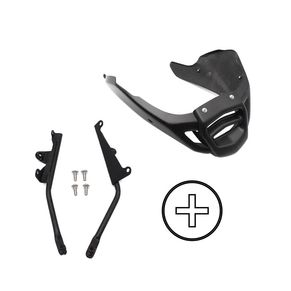 Motorradverkleidung Motorrad Verkleidung Motor Spoiler Verkleidung Montage Kit Montage Matt Helles Schwarz Für Ya&maha FZ1S FZ1N 2006-2014 FZ1 ABS 2014 von KOERBGDYM