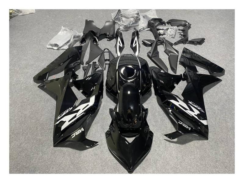 Motorradverkleidung Motorradverkleidungsset passend für CBR650R 19 2021 22 23 Jahre CBR650 2019 2020 2021 2022 2023 Verkleidung Schwarzgraues Motorradgehäuse von KOERBGDYM