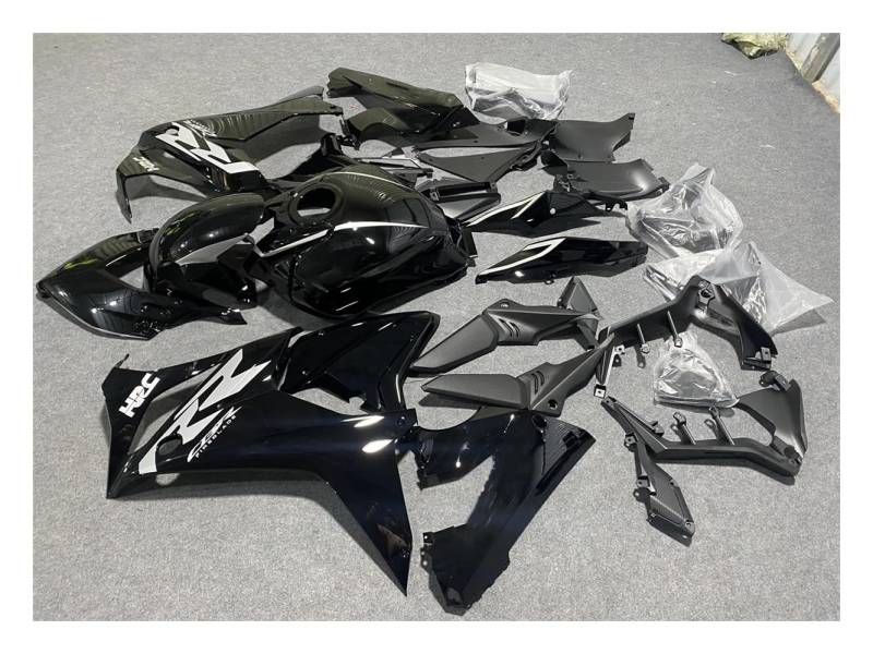 Motorradverkleidung Motorradverkleidungsset passend für CBR650R 19 2021 22 23 Jahre CBR650 2019 2020 2021 2022 2023 Verkleidung Schwarzgraues Motorradgehäuse von KOERBGDYM