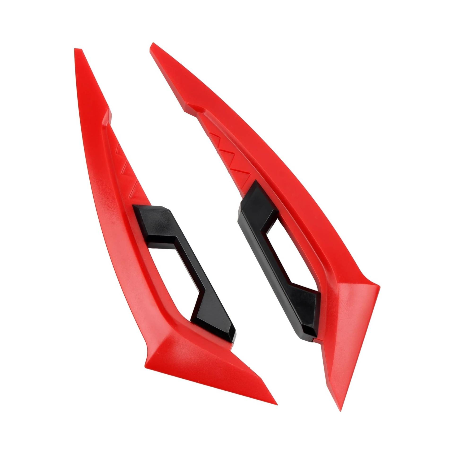 Motorradverkleidung Universal Motobike Dirt Pit Bike Front Verkleidung Winglets Motorrad Vorderseite Spoiler Aerodynamische Flügel Festen Wind Flügel von KOERBGDYM