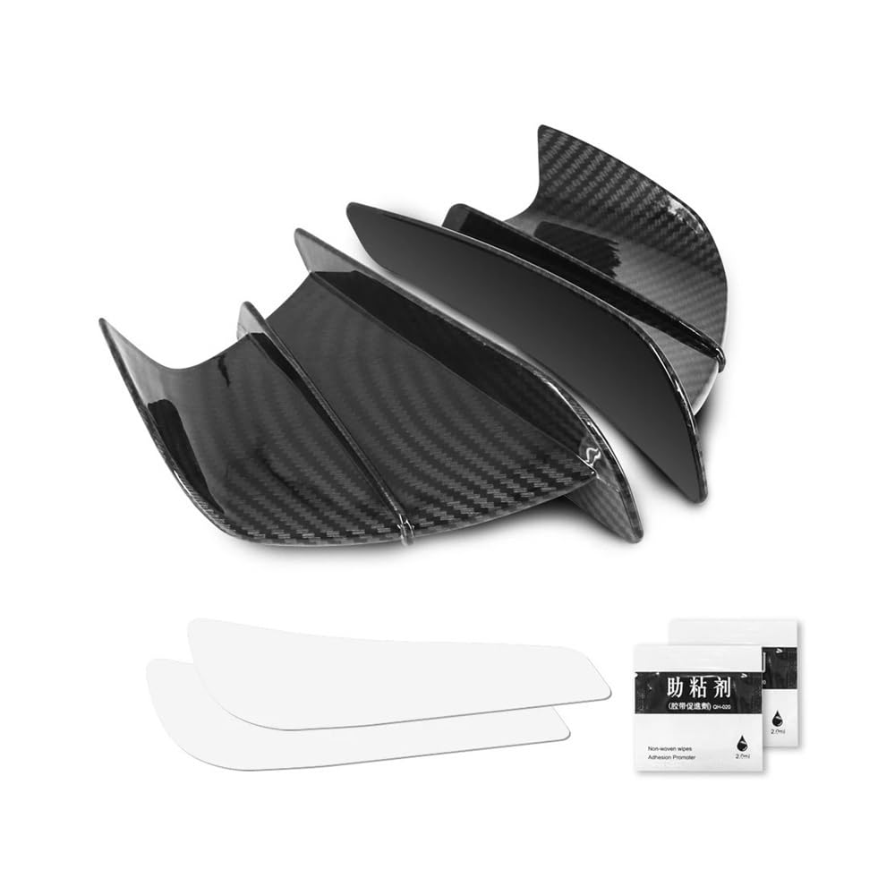 Motorradverkleidung Verkleidung Seite Winglet Aerodynamische Flügel Deflektor Spoiler Für Ka&wasaki NI&NJA 650 400 300 250 H2R ZX-14R ZX-10R ZX-6R Z H2 1000SX von KOERBGDYM