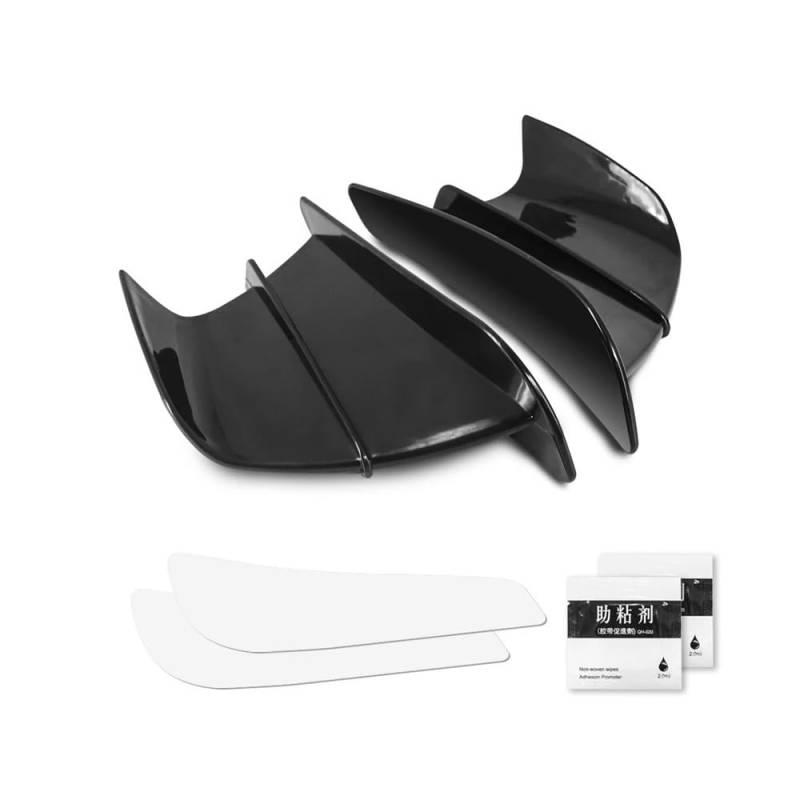 Motorradverkleidung Verkleidung Seite Winglet Aerodynamische Flügel Deflektor Spoiler Für Ka&wasaki NI&NJA 650 400 300 250 H2R ZX-14R ZX-10R ZX-6R Z H2 1000SX von KOERBGDYM