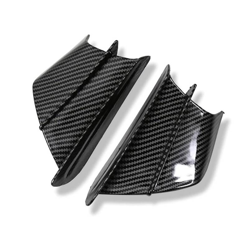 Motorradverkleidung Verkleidungsseite Winglet Aerodynamischer Flügelabweiser-Spoiler für Ka&wasaki NI&NJA 650 400 300 250 H2R ZX-14R ZX-10R ZX-6R von KOERBGDYM