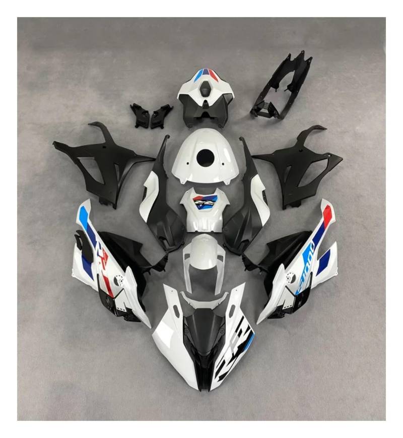 Motorradverkleidung Verkleidungsset passend für S1000rr 2023 2024 Karosserieset 23-24 Einspritzung Weiß Blau Schwarz von KOERBGDYM