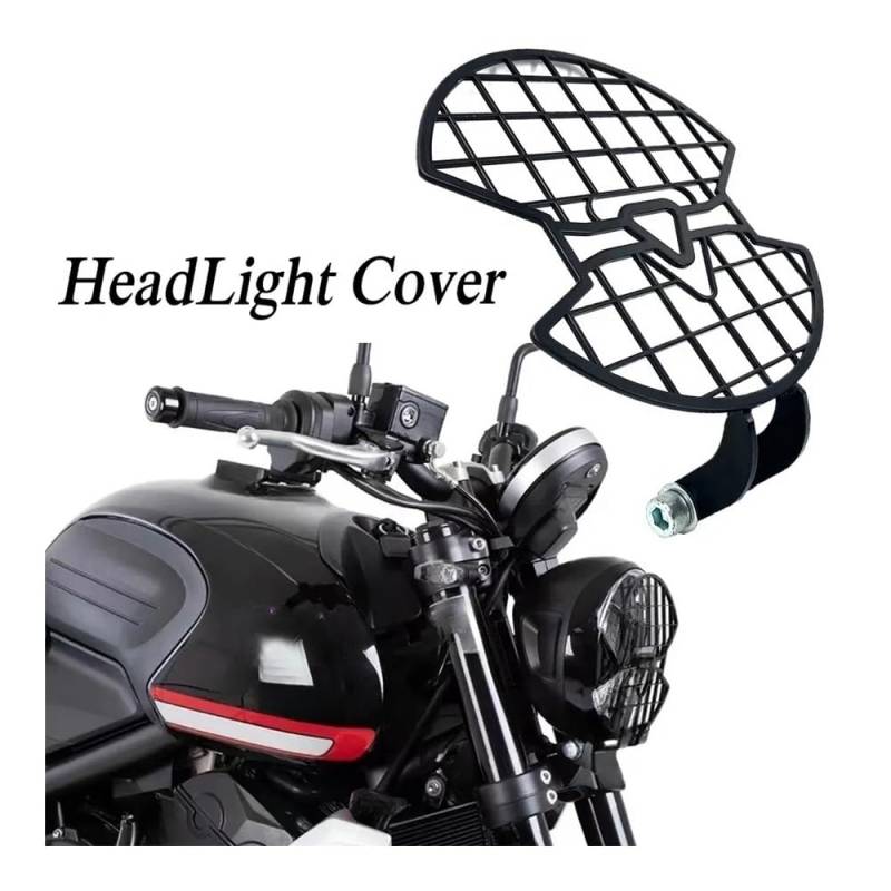 Scheinwerfer Kühlergrill Schutz Abdeckung Motorrad Scheinwerfer Schutz Kühlergrill Wache Abdeckung Schutz Grill Für Triumph TRIDENT660 Dreizack 660 Trident660 2021-2022 von KOERBGDYM