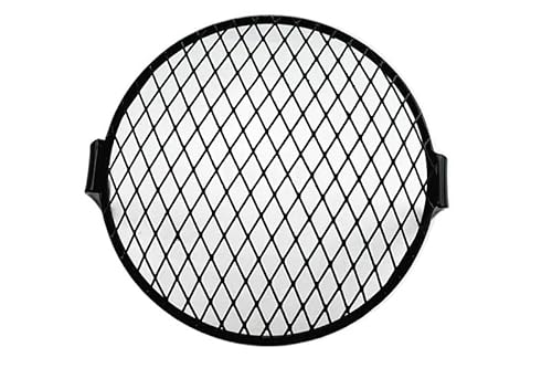 Scheinwerfer Kühlergrill Schutz Abdeckung Universal 7 Zoll Motorrad Scheinwerfer Mesh Grill Maske Scheinwerfer Schutz Schutz Quadrat/Rhombus Abdeckung 18CM von KOERBGDYM