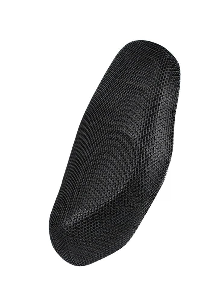 Sitzbezug Schutz Kissen Atmungsaktive Sommer Cool 3D Mesh Motorrad Moped Motorrad Roller Sitzbezüge Kissenbezug Gitter Schutzpolster von KOERBGDYM