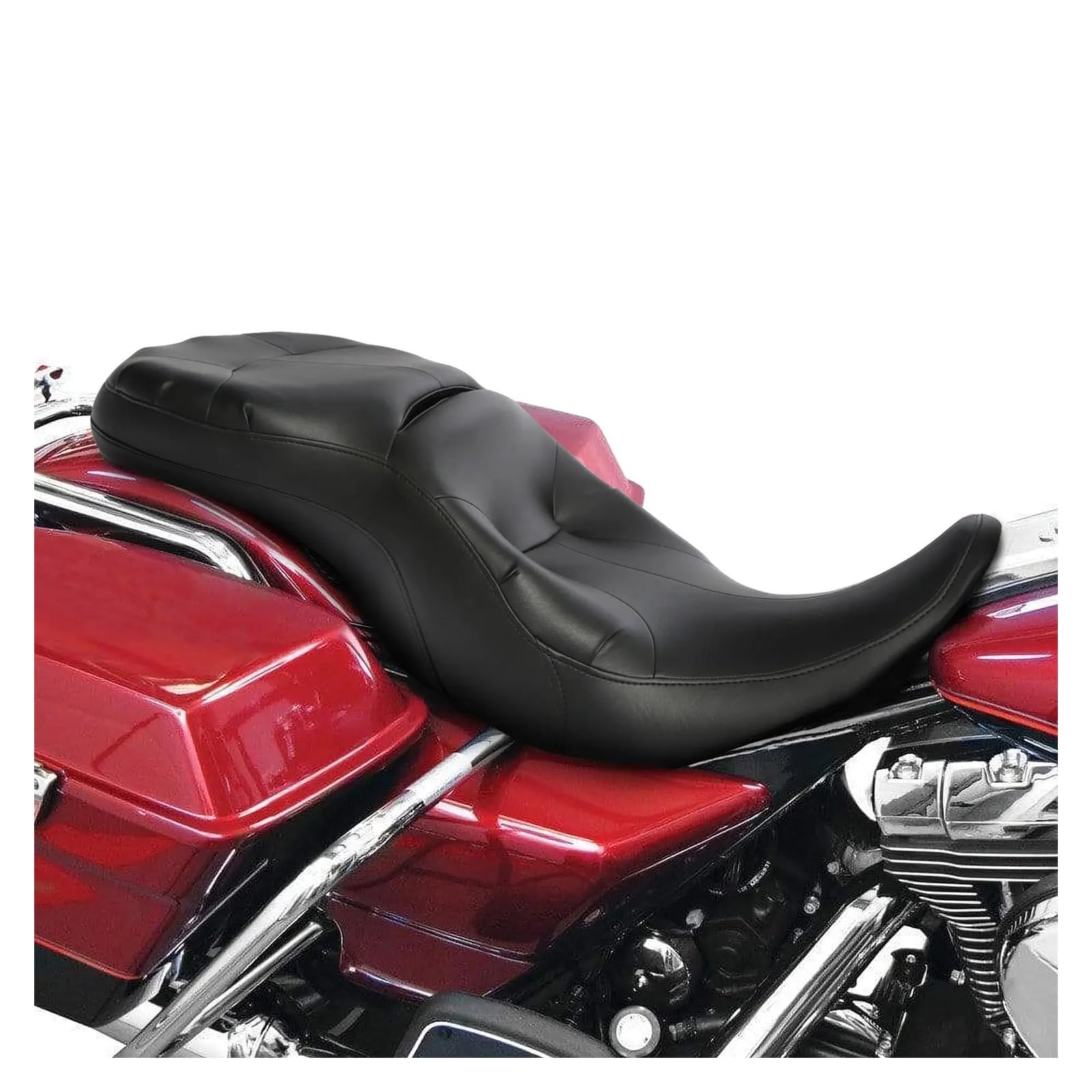 Sitzbezug Schutz Kissen Motorrad Fahrer Passagier Sitzkissen Für Ha&rley Touring FLHTI Electra Glide Standard Ultra Classic 1997-2007 2006 2005 2004 von KOERBGDYM