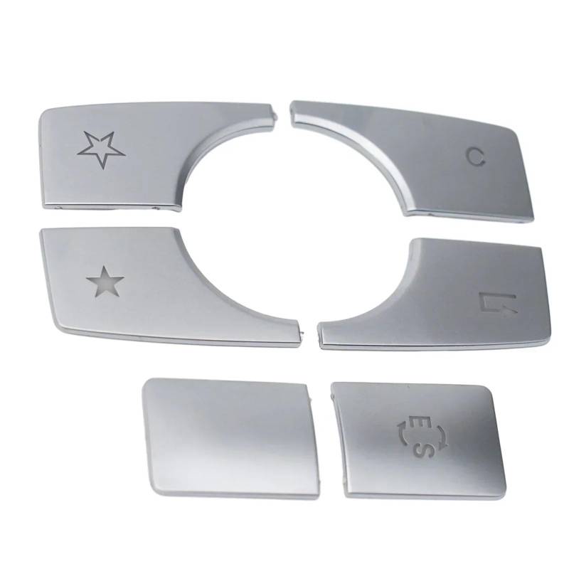 KOIAMVZW [Replacement] for Mercedes-Benz E-Klasse W212 2010–2015, Kunststoff-Mittelkonsole, Multimedia-Tasten-Abdeckung, Zierleiste, Knopfabdeckung, Zieraufkleber von KOIAMVZW