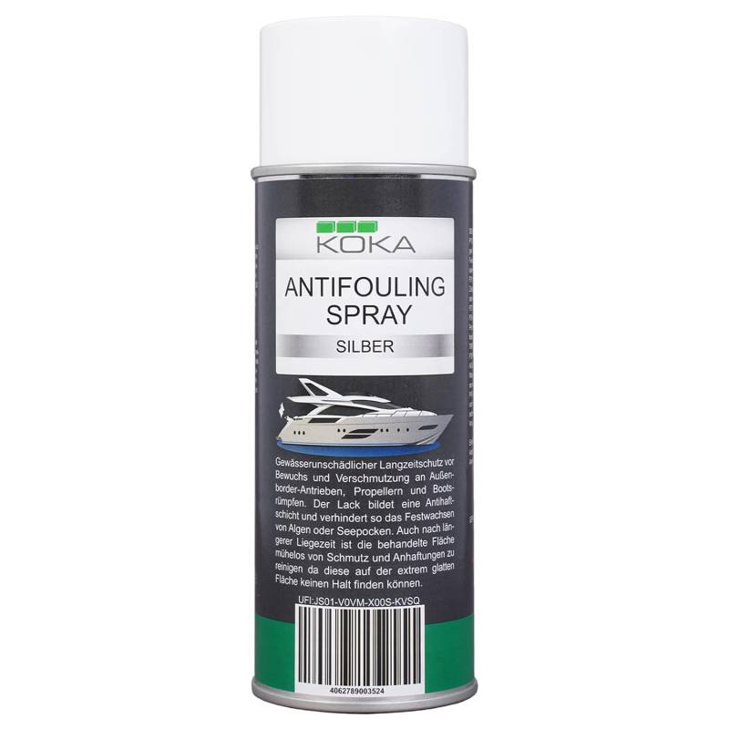 KOKA 1x Antifouling-Spray in Silber von KOKA