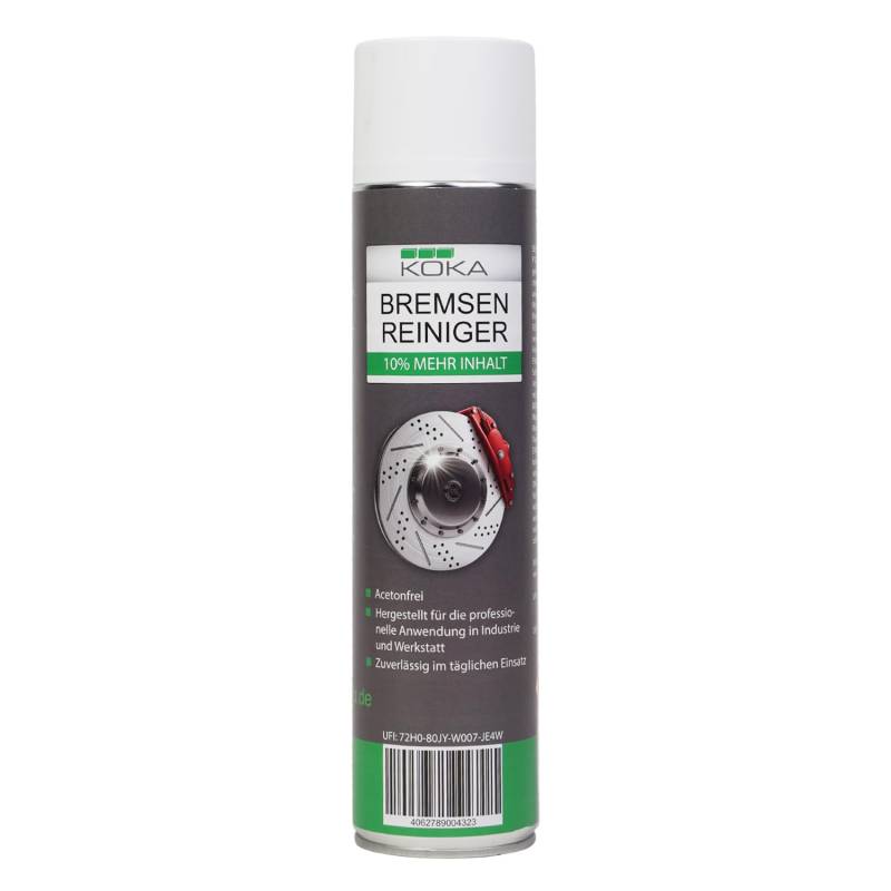 KOKA Bremsen-Reiniger Spray Maschinen Teile-Reiniger Kupplung 360° 660 ml (1) von KOKA