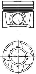 Kolbenschmidt 40356600 - Kolben von KOLBENSCHMIDT