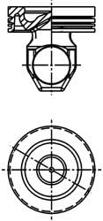 Kolbenschmidt 40368964 - Reparatursatz, Kolben/Zylinderlaufbuchse von Kolbenschmidt