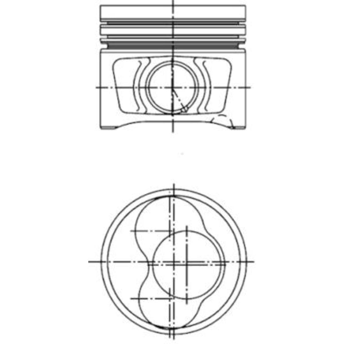 Kolbenschmidt 40408620 - Kolben von KOLBENSCHMIDT