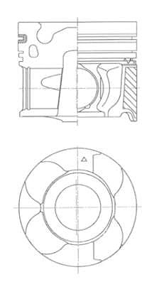 Kolbenschmidt 41710600 - Kolben von Kolbenschmidt