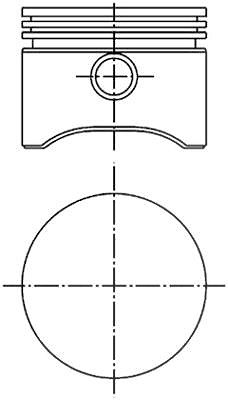 Kolbenschmidt Kolben [Hersteller-Nr. 94132700] von KOLBENSCHMIDT