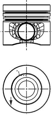 Kolbenschmidt Kolben [Hersteller-Nr. 40558600] für Audi, Seat, Skoda, VW von KOLBENSCHMIDT