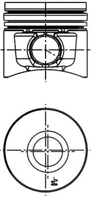 Kolbenschmidt Kolben [Hersteller-Nr. 40101600] von KOLBENSCHMIDT