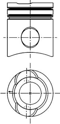 Kolbenschmidt Kolben [Hersteller-Nr. 40275600] von KOLBENSCHMIDT