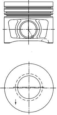 Kolbenschmidt Kolben [Hersteller-Nr. 40387620] für Audi, Mitsubishi, Seat, Skoda, VW von KOLBENSCHMIDT