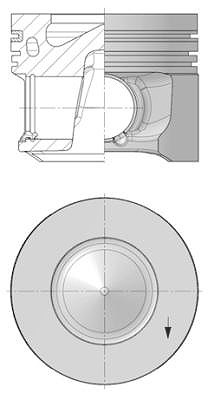 Kolbenschmidt Kolben [Hersteller-Nr. 41265600] für BMW von KOLBENSCHMIDT