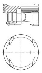 Kolbenschmidt Kolben [Hersteller-Nr. 41725620] für Mercedes-Benz von KOLBENSCHMIDT