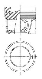 Kolbenschmidt Kolben [Hersteller-Nr. 41785610] für Man, VW von KOLBENSCHMIDT