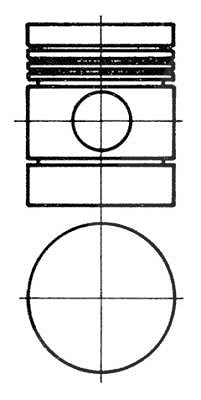 Kolbenschmidt Kolben [Hersteller-Nr. 91130600] von KOLBENSCHMIDT