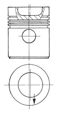 Kolbenschmidt Kolben [Hersteller-Nr. 92144800] von KOLBENSCHMIDT