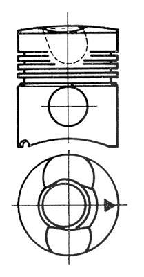 Kolbenschmidt Kolben [Hersteller-Nr. 92334800] von KOLBENSCHMIDT