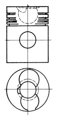 Kolbenschmidt Kolben [Hersteller-Nr. 92989600] von KOLBENSCHMIDT