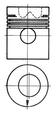 Kolbenschmidt Kolben [Hersteller-Nr. 93175600] von KOLBENSCHMIDT