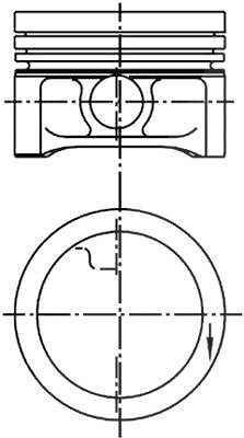 Kolbenschmidt Kolben [Hersteller-Nr. 99455600] von KOLBENSCHMIDT