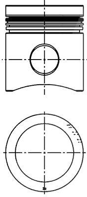 Kolbenschmidt Kolben [Hersteller-Nr. 99548600] von KOLBENSCHMIDT