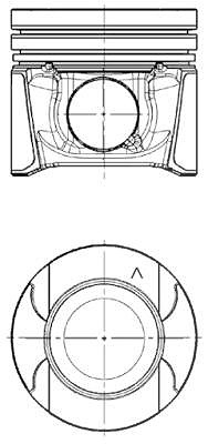 Kolbenschmidt Kolben [Hersteller-Nr. 97504620] für Nissan, Opel, Renault von KOLBENSCHMIDT